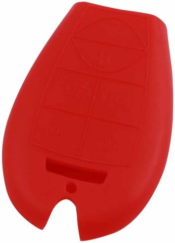 KeyGuardz Red Rubber Keyless Entry Remote Key Fob Skin Cover Protector