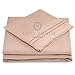 Cosy House Collection Everyday 1500 Series Bed Sheet Set - Ultra Soft & Cool Hotel Bedding - Deep Pocket - Wrinkle, Stain and Fade Resistant - 4 Piece Set (King, Taupe)