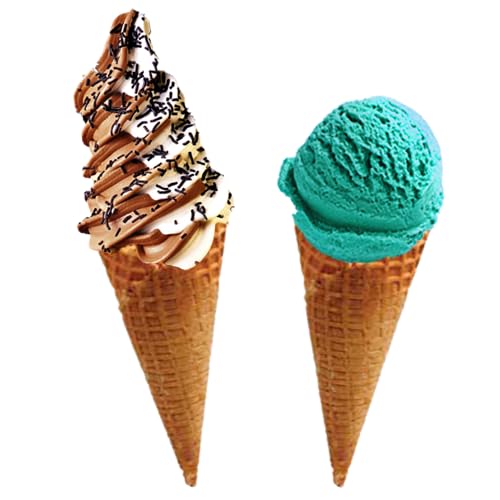 AussieBlends Waffle Ice Cream Cones Bulk For Soft