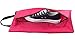 Bagail Set of 4 Lightweight Waterproof Nylon Storage Traveling Tote Shoe Bags Fushcia 18x10.6