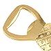 PIXNOR Bottle Opener Set Beer Opener Wedding Favors Opener Pineapple Shape (Golden)