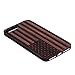 szwisechip for iPhone 7, 8 Plus 5.5 inch USA Flag Natural Real Bamboo Wood Wooden and TPU Hard case Cover (5.5