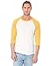 Alternative Men's Baseball Tee, Eco True Gold, Large
