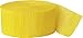 Yellow Crepe Crepe Paper Roll Streamer - 81 ft (Pack Of 1) - Perfect For Parties, Decorations & Events