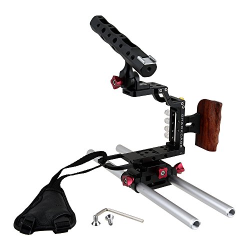 Fotodiox Pro Cinema Black Sharkcage for Sony a7-Series Cameras (a7, a7R, a7S) -…