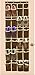 Simple Houseware 24 Pockets Over the Door Hanging Shoe Organizer, Brown (64'' x 19'')