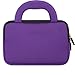 Evecase LeapFrog LeapPad Glo / LeapPad 3 Kids Learning Tablet Ultra Portable Travel Carrying Neoprene Sleeve Case Bag with Handle & Accessory Pocket - Purple