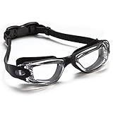 Siren Anti-Fog Adult Swimming Goggles with Nose Clip and Ear Plugs in Protective Case - Choose Your Color