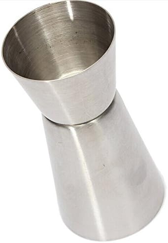 Bar Party Wine Cocktail Shaker Jigger Single Double Shot Short Drink Measure Cup. Pack of 2