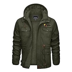 CRYSULLY Men's Winter Fleece Warm Stylish Classic