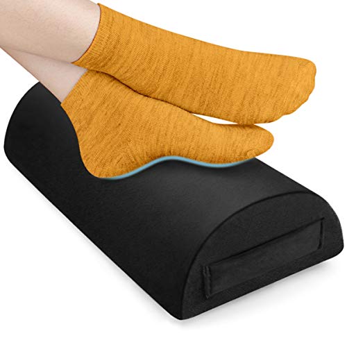 Foot Rest Under Desk,Adjustable Ergonomic Soft Yet Firm Foam Velvet