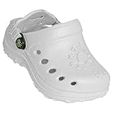 DAWGS Clog (Toddler/Little Kid), White, 9 M US