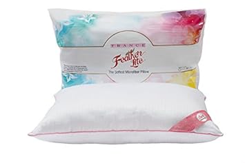 Featherlite Trance Microfibre Pillow White Amazon In Home
