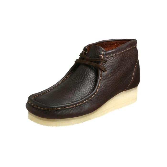 Wallabee Boot, Brown Oily Leather 