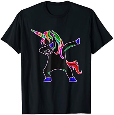 EDM Rave Shirt - Magical Dabbing Unicorn Festival T-Shirt T-Shirt