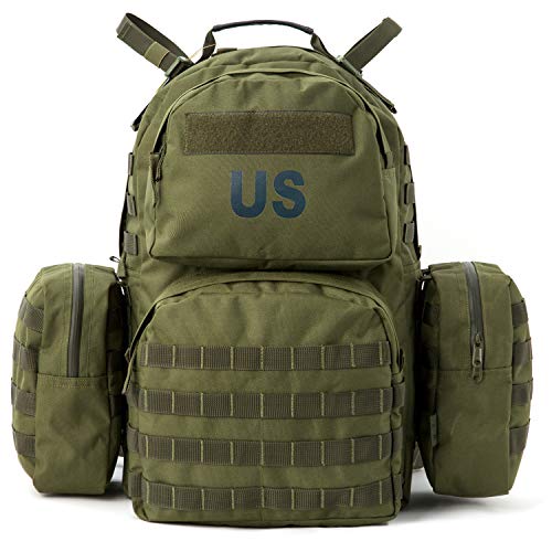 Akmax.cn Military Army Backpack, MOLLE 2 Medium Rucksack with Shoulder