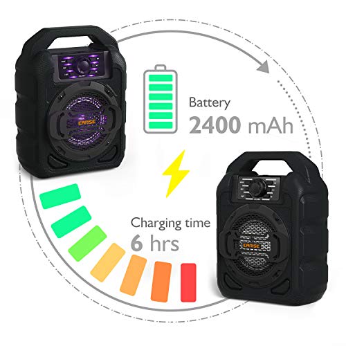 2 Portable+Karaoke+Bluetooth+Microphone+Supports