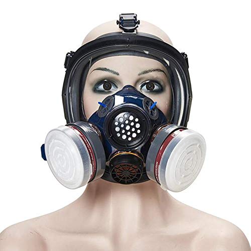 Organic Vapor Respirator, Activated Carbon Respirator Paint Respirator Gas Chemical Dustproof Pesticides Mask,Respiratory Protection