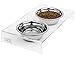 REGIROCK Contempo Creatures Cat and Dog Bowls | Easy to Clean Acrylic Stand Helps with Messy Pets