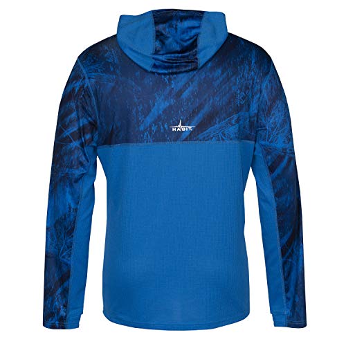 HABIT Hooded 1/4 Zip Performance Layer Fishing Shirts Now