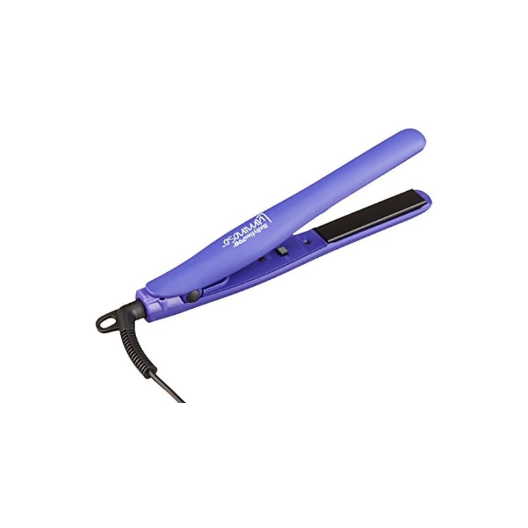 BaBylissPRO-Luminoso-Mini-Flat-Iron-34-Purple BaBylissPRO Luminoso Mini Flat Iron, Purple