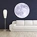 Moon Wall Decal - Bedroom Wall Stickers - Removable Wallpaper - Moon Wall Mural Vinyl Art Decor Sticker (24