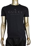 Gucci Trademark Logo Black Cotton T-Shirt 441685 1000 (2XL)