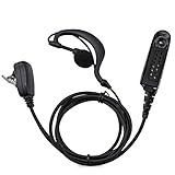 abcGoodefg® G Shape Earpiece Headset for Motorola MultiPin Radio HT750 HT1250 HT1250LS HT1550 HT1550XLS MT850 MT850LS MT950 MT8250 MT8250LS MT9250 etc.