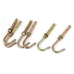 L-A Set of 3 Open Cup Hook Colored Galvanized Steel