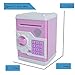 TOPBRY Cartoon Electronic Password Piggy Bank Cash Coin Can for Children/Toy Gifts Birthday Gifts (Pink & White)