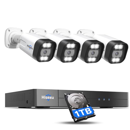 Hiseeu 4K PoE Security Camera System 8CH