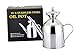 Fladess Stainless Steel Oil Can Vinegar Pot Bottle Container Storage Leak-proof (500ml)