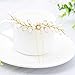 Unicra Bride Wedding Pearl Hair Pins Wedding Bridal Hair Pieces Accessories for Women and Girls (Gold)