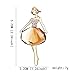 Tagoo Little Ballet Girl Rhinestone Crystle Pin Brooch for Bridal or Wedding