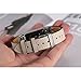 bayite Leather Bands Compatible Fitbit Charge 2, Replacement Accessories Straps Women Men, Beige