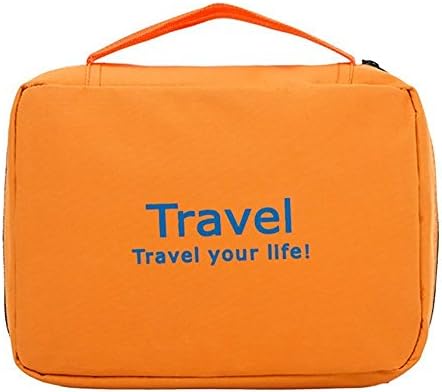 StyleTech Inc. Hanging Portable Toiletry Bags Travel Accessories Personal Items Organizers (1.) Orange)