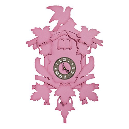 FunDeco Large Cuckoo Clock - Fuchsia