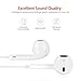 3.5 MM Earbuds/Earphones/Headphones, Premium in-Ear Wired Earphones with Remote & Mic Compatible Apple iPhone 6s/plus/6/5s/se/5c/iPad (White)thumb 1