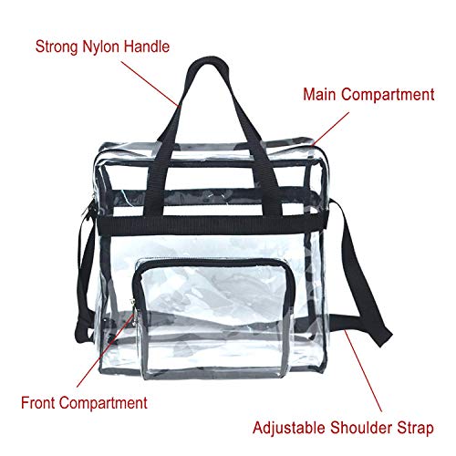 Clear Bag Stadium Approved,Stadium Security Travel & Gym Clear Tote