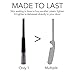 K&Life Long Electric Candle and BBQ Lighter 11-Inch Metal Design - Wall Adapter and 20-Inch Cable Included