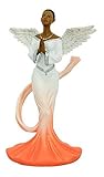 Sash Angel in Orange African American Angel Statue