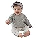 Efaster Cute Baby Boy Girl Cute Eyelash Print T-shirt Tops+Pants Outfits Clothes (12M)