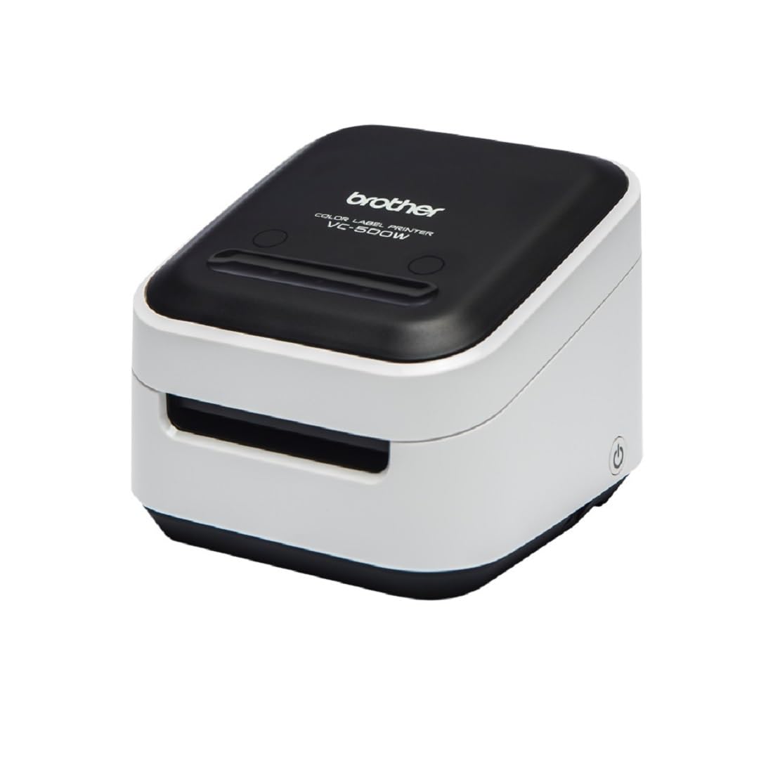 Brother VC-500W Label Maker, Full Colour Labeller Photo Printer, Wireless, Desktop, ZINK (Zero-Ink) Printing Technology, White