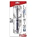 Pentel Energel Alloy Retractable Liquid Gel Pen, (0.7mm) Medium Line, Navy Blue Barrel, Black Ink, 1 Pack (BL407CBPA)
