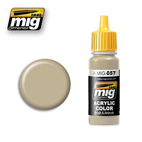 Ammo of Mig Jimenez Acrylic Color YELLOW GREY 17ml #0057