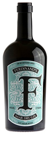 FERDINAND'S Traveller's Set (1x Dry Gin 50cl + 1x Kupferbecher G&T + 1x Barlöffel + 1x Jigger + 1x Tonicwater) Spirituose, (1 x 500 ml / 1 x 200 ml) – Bild 3