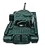 Toy Essentials 16 Pc Green Army Battle Tanks Play Set