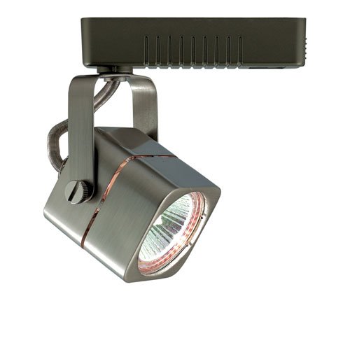 Jesco Lighting HLV10250SC Mini Deco 102 Series Low Voltage Track Light Fixture, 50 Watt, Satin Chrome Finish