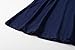 LARACE 3/4 Sleeve Shirts for Women Plus Size Tunic Dressy Top Loose Fit Flare T-Shirt(1X, Navy Blue)