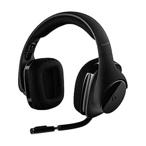Logitech G533 Draadloze Gaming Headset, 7.1 Surround sound, DTS Headphone:X, 40mm Pro-G drivers, Noise Cancelling…